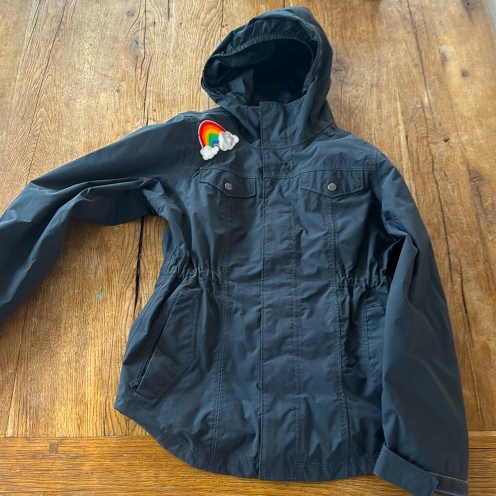 The North Face Hooded Jacket rainbow youth medium